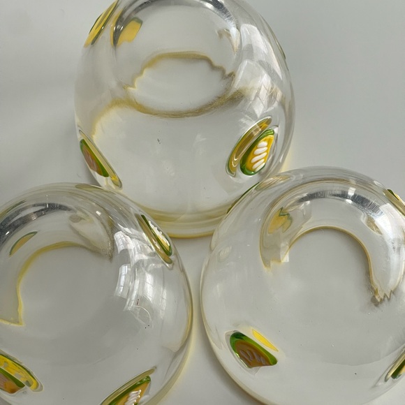 Artland Lemon Glasses Set of 3 Anthropologie Kitchen Barware - Picture 4 of 5